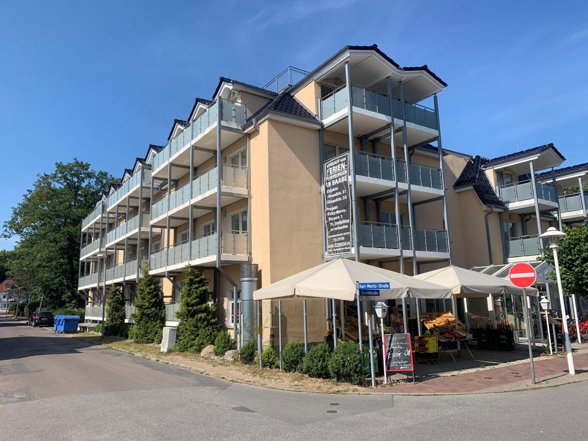 Ferienwohnung Traumduene Im Ostseebad Baabe Exterior foto